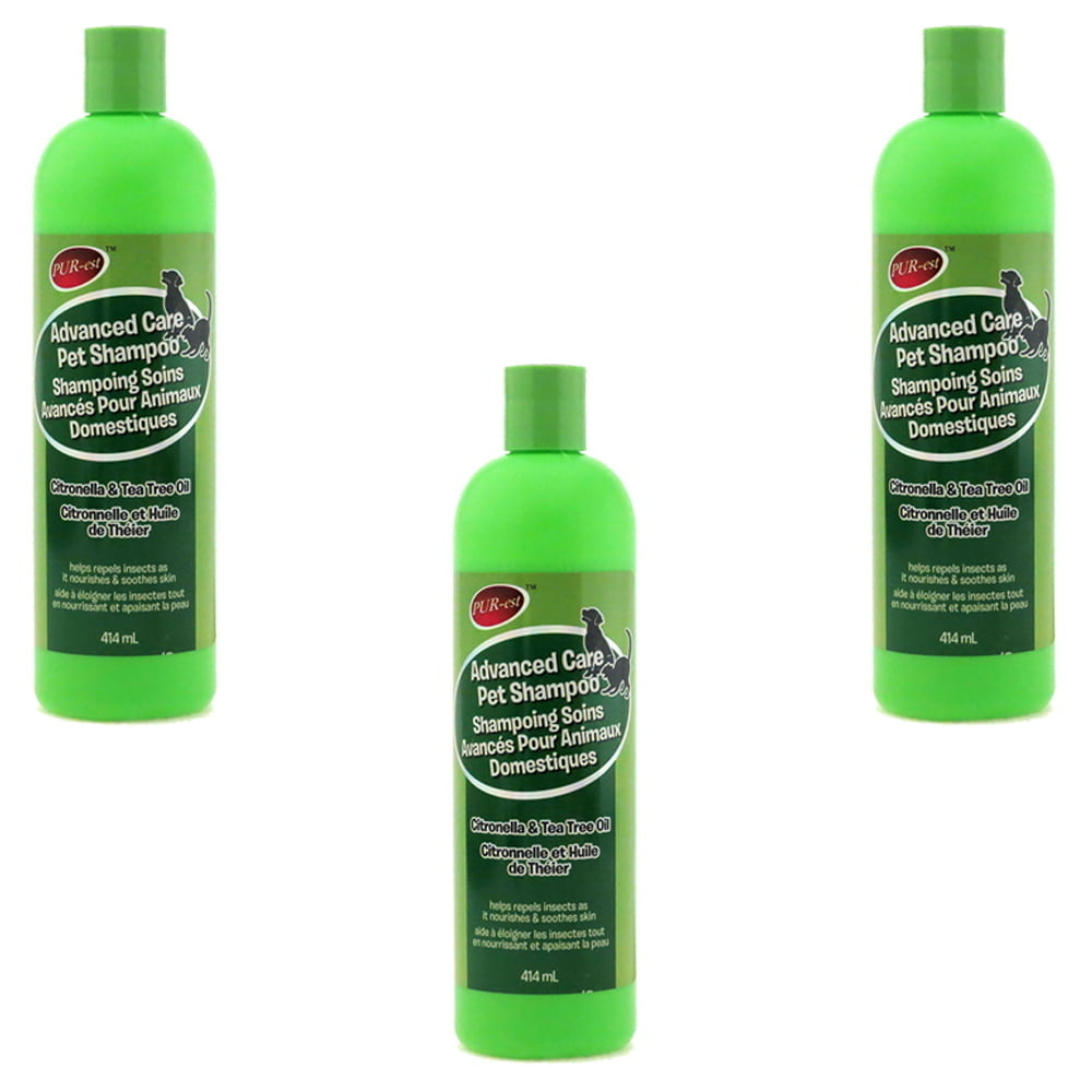 Advanced Care Pet Shampoo Citronella and Tea Tree Oil 414ml by PUR-est (Pack of 3) Image 1