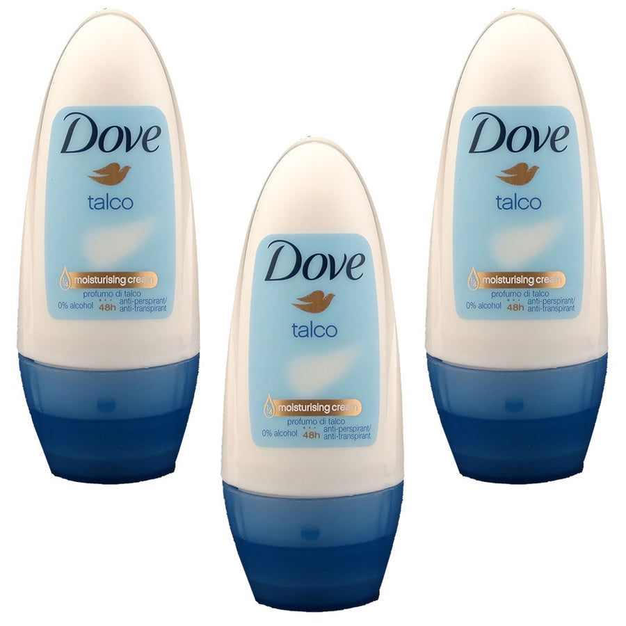 Dove Roll-on Stick Talco 50ml (Pack of 3) Image 1