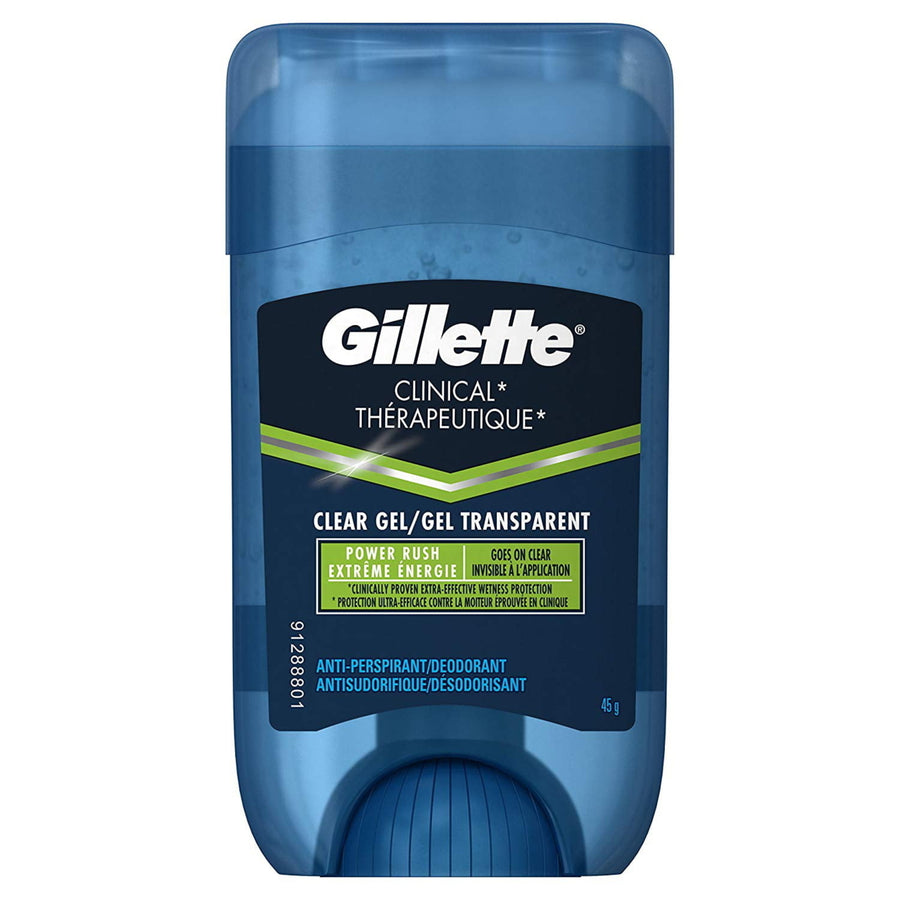 Gillette Clinical Clear Gel Power Rush Antiperspirant and Deodorant45 g (Pack of 3) Image 1