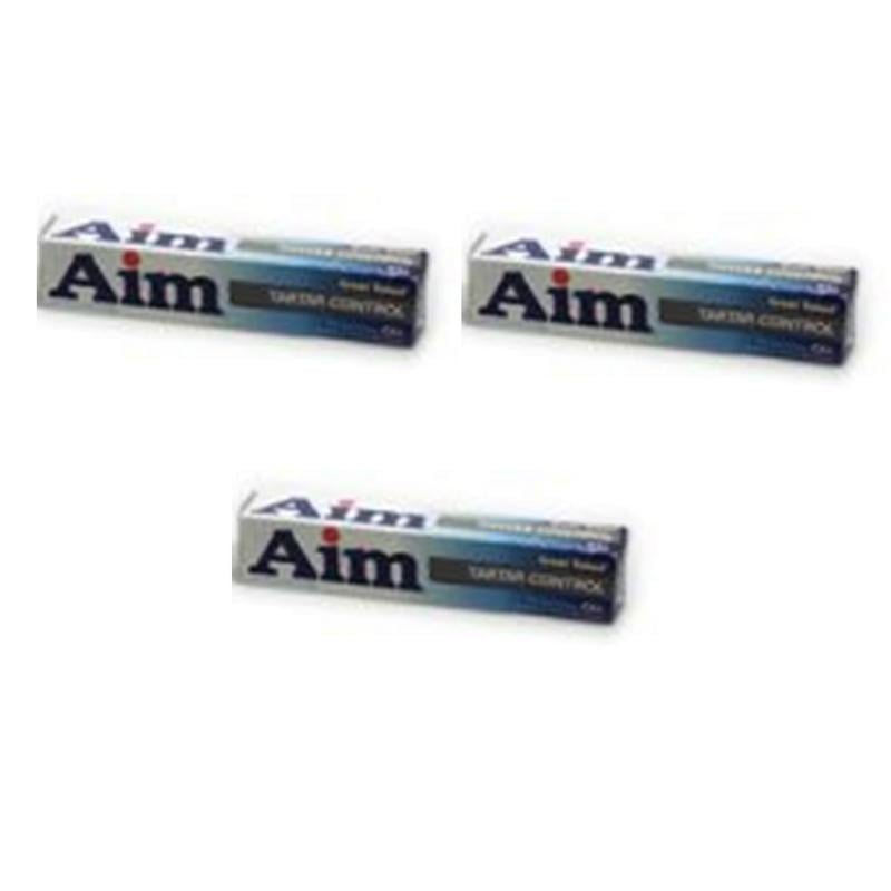 Aim Gel ToothpasteTartar Control - 6 oz (Pack of 3) Image 1