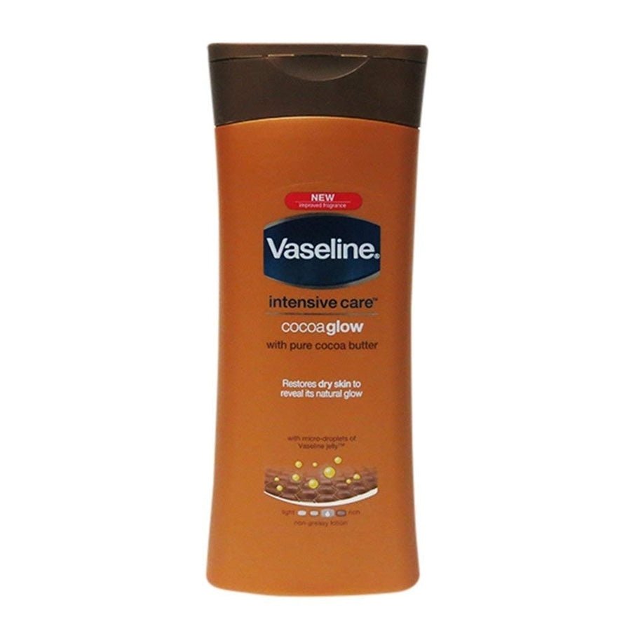 Vaseline Intensive Care For Dry Skin With Cocoa Glow (400ml) (Pack of 3) Image 1