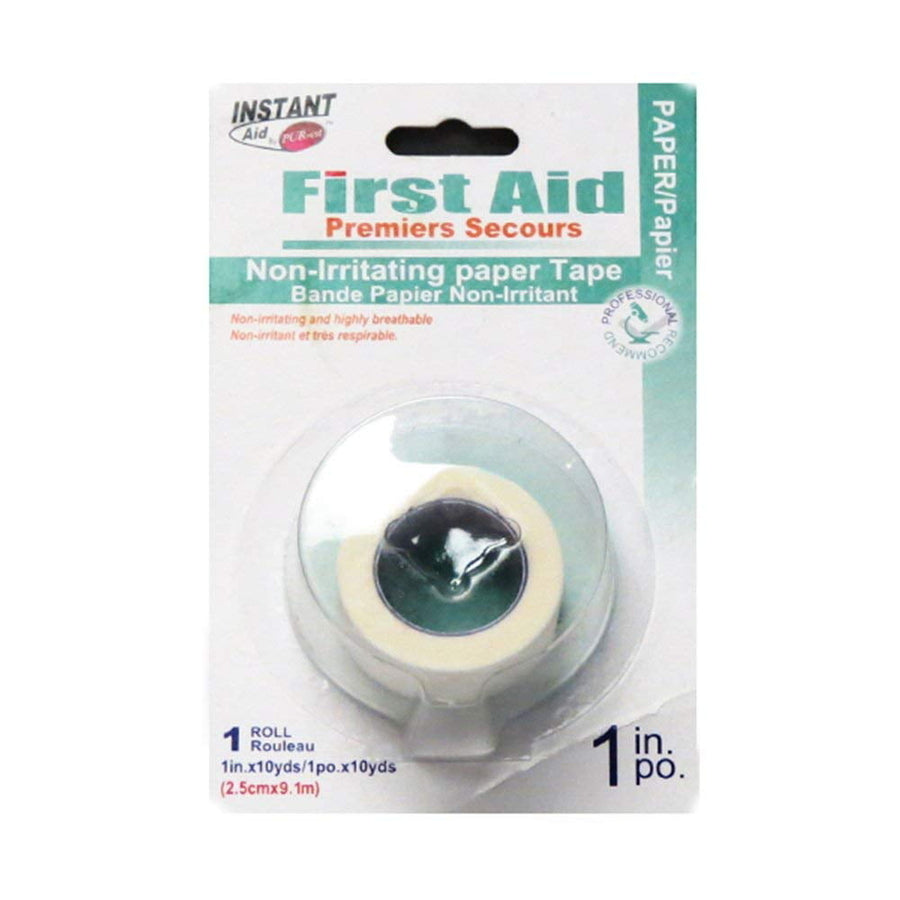 Instant Aid- First Aid Non-Irritating Paper Tape (1 Roll) (Pack of 3) By Purest Image 1
