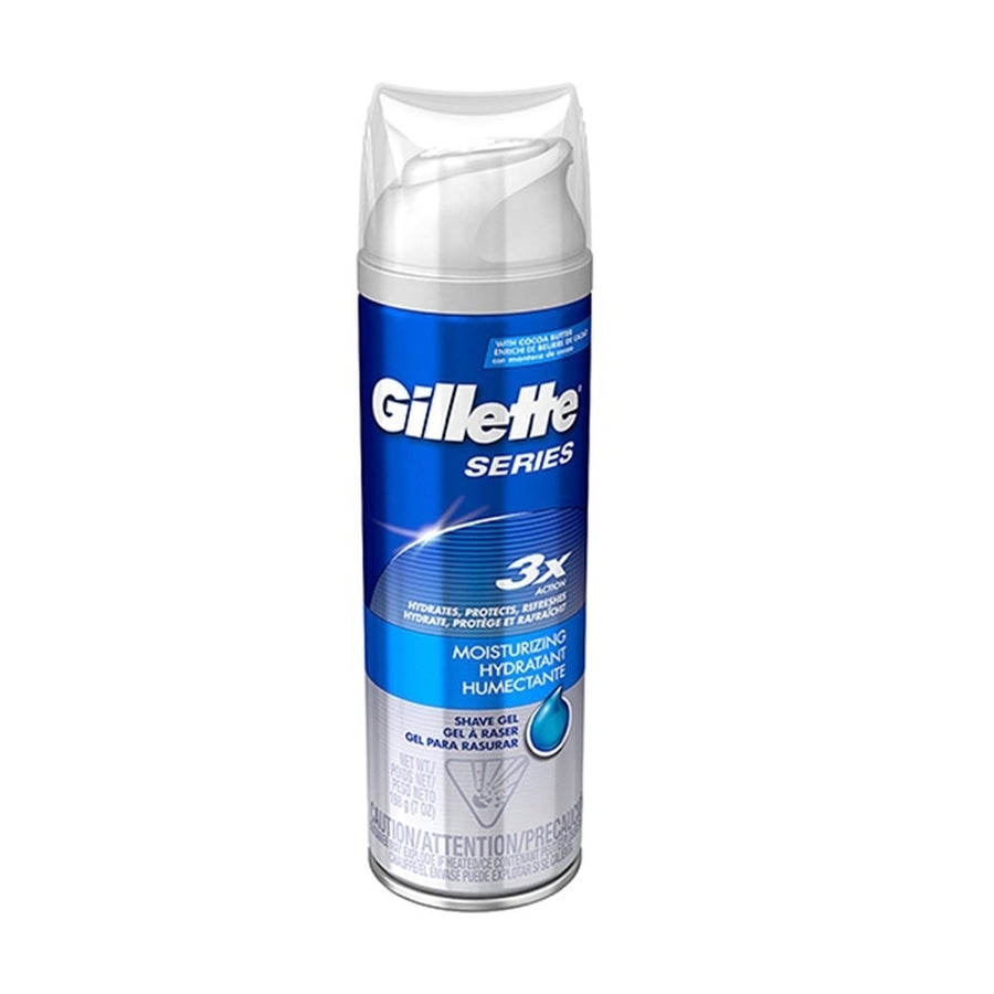 Gillette Series (198g) 3X Action Moisturizing Shave Gel Image 1