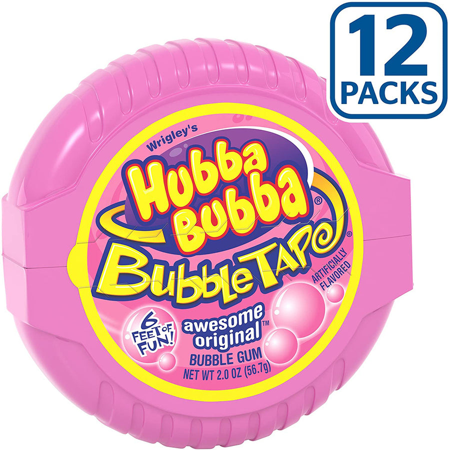 Wrigley Bubble Tape Gum Original (x12 Units)0.68-Kilogram Image 1