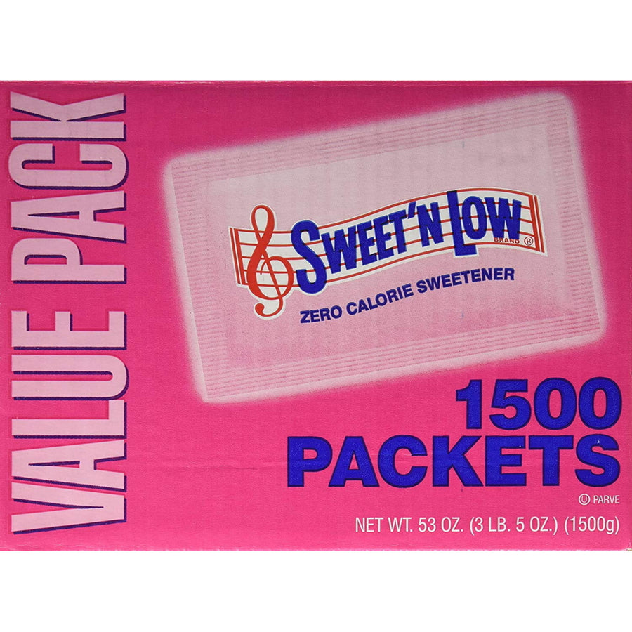 SweetN Low Zero Calorie Sweetener 1500 Count (Pack of 3) Image 1
