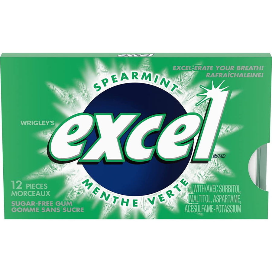 Excel Sugar-Free GumSpearmint12 Count Image 1