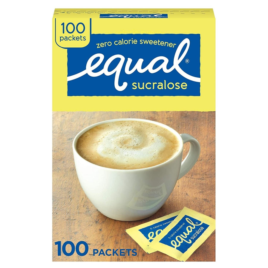 Equal Yellow Packets Sugar Substitute100 Packets Image 1