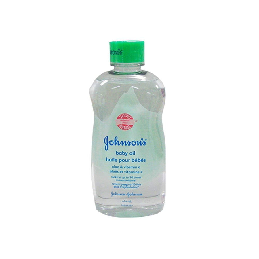 Johnsons Baby Oil With Aloe and Vitamin E (414ml) 124432 Image 1