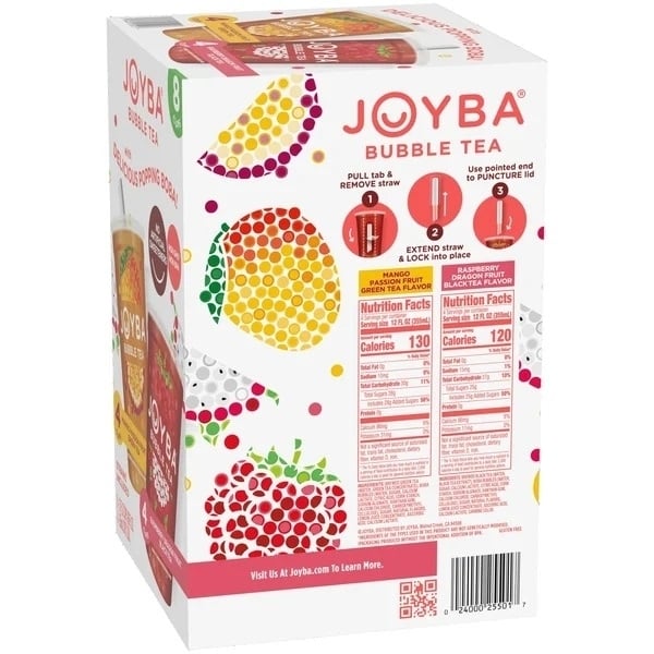 Joyba Bubble Tea Variety12 Fluid Ounce (Pack of 8) Image 2