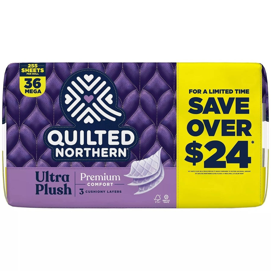 Quilted Northern Ultra Plush Toilet Paper (255 Sheets/Roll36 Rolls) Image 1