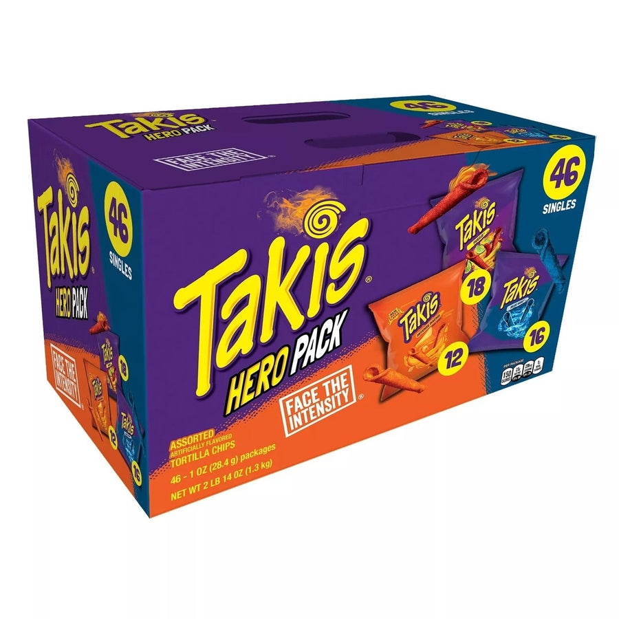 Takis Hero Variety Pack Tortilla Chips1 Ounce (Pack of 46) Image 1