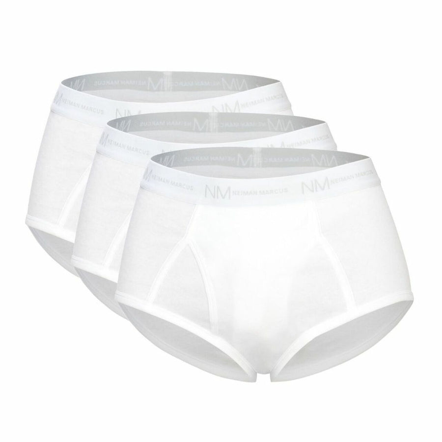 3-Pack Neiman Marcus Tagless 100% Cotton Mens Underwear Image 1