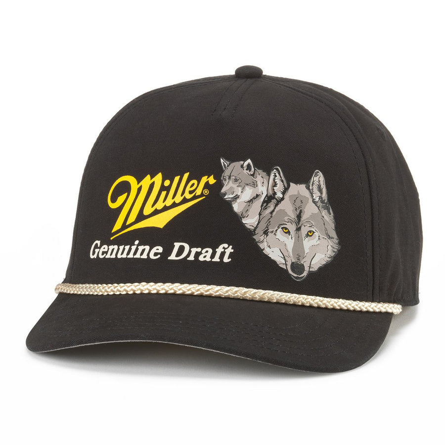 Miller Genuine Draft Wolves Adjustable Rope Hat Image 1