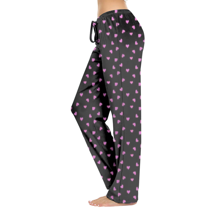2-Pack Womens Printed Summer Pajama Bottoms Stretchy Comfortable Trousers with Drawstring for Yoga and Casual Wear Image 4