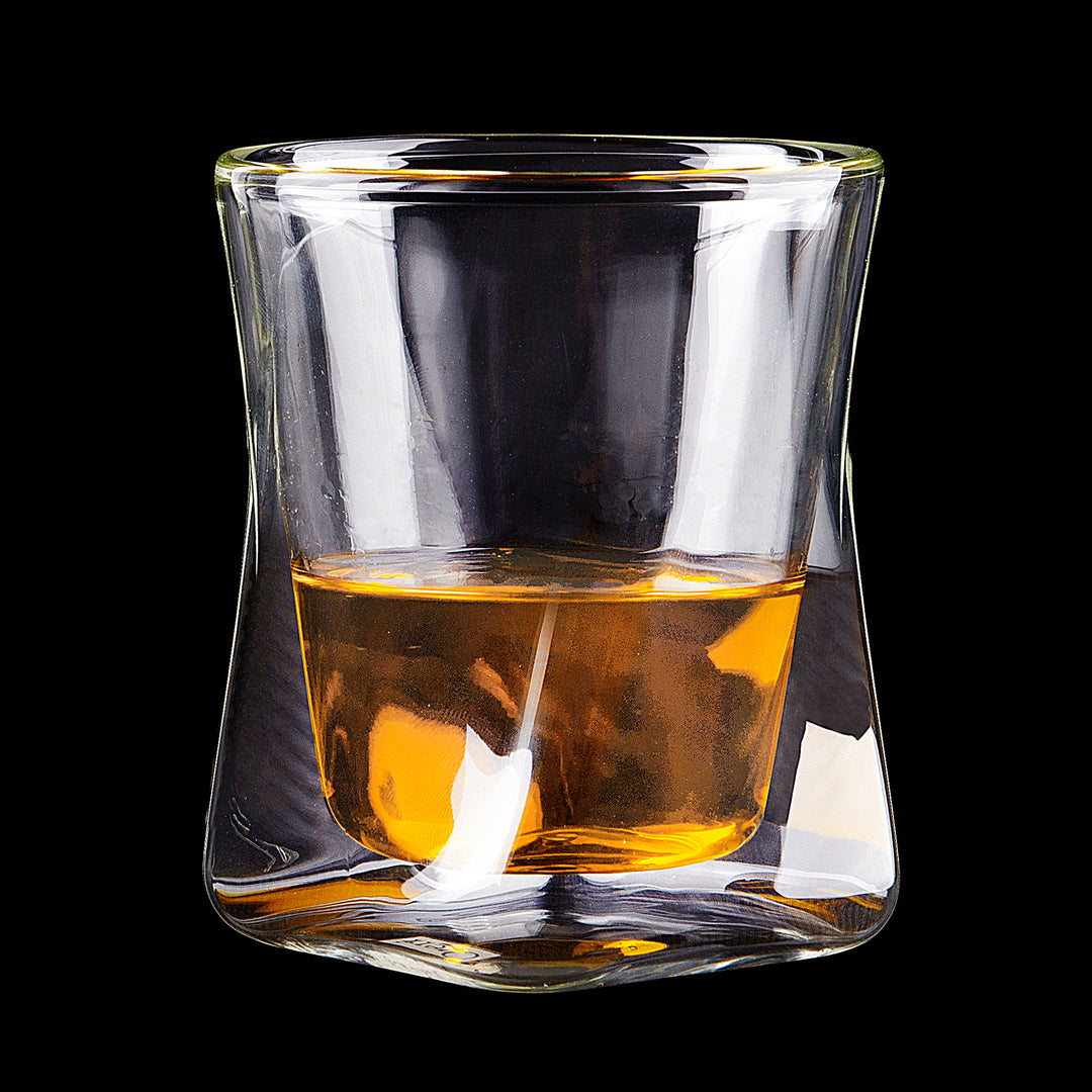 Moderna Artisan Series 10 oz Double Wall Whiskey Glasses  Set of 2 Image 7