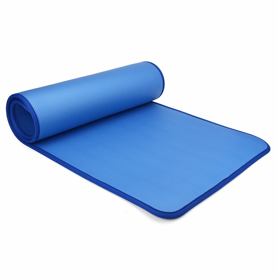 10mm Thick Yoga Mat Comfortable Non-slip Exercise Training Pad Gymnastics Fitness Foam Mats Image 1