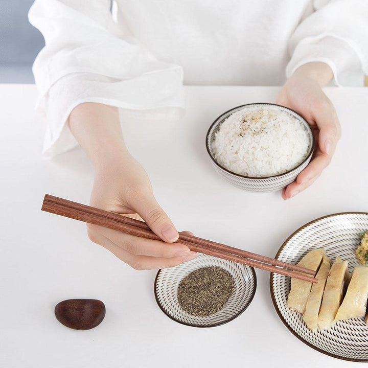 10 Pairs / Set Chopsticks Kitchen Tableware Natural Wood Healthy Chop Sticks Reusable Hashi Sushi Image 4
