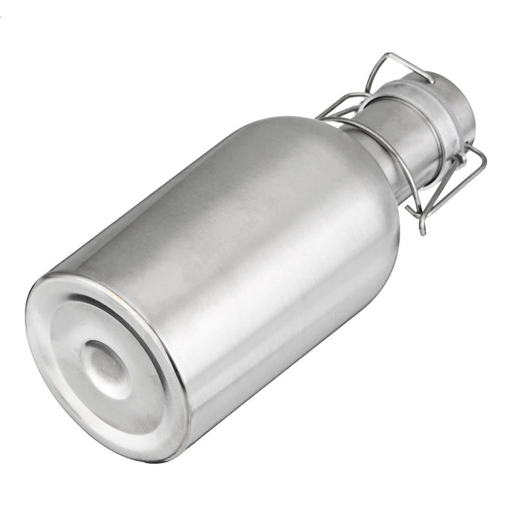 1L Single Layer Stainless Steel B eer W-ine Beverage Pot Bottles Barrel B-eer Pot Image 4