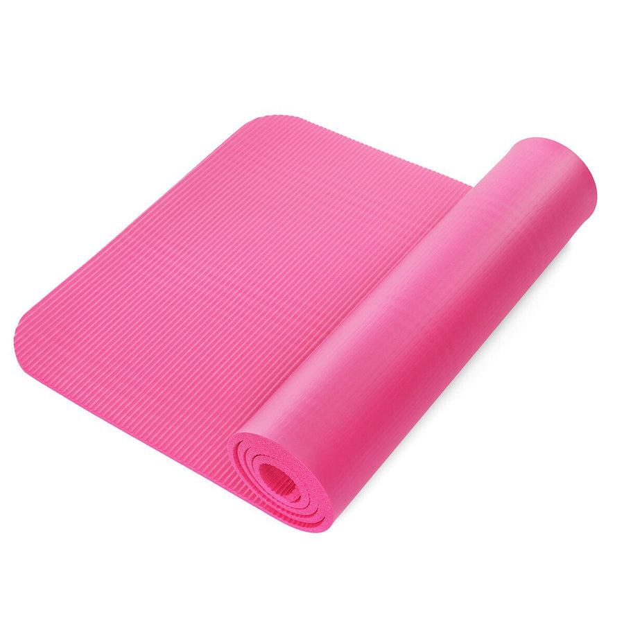 183x61x10mm Extra Thick Yoga Mats Nonslip TPE Pliates Mat Exercise Fitness Sport Image 1