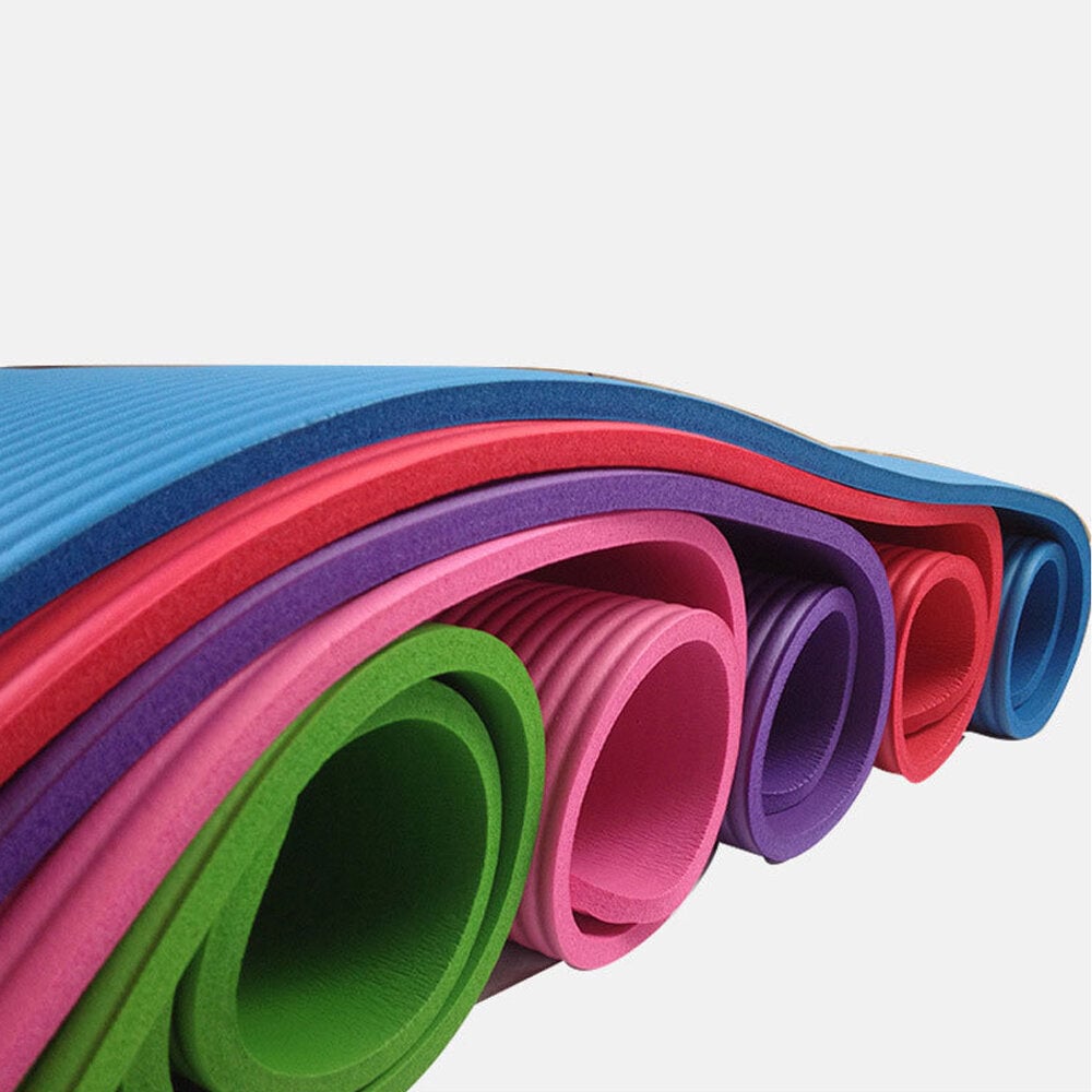183x61x10mm Extra Thick Yoga Mats Nonslip TPE Pliates Mat Exercise Fitness Sport Image 4