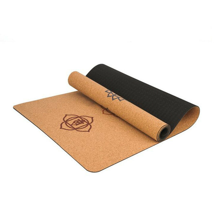 183x68cm Natural Cork TPE Yoga Mat Non-Slip Gym Mats Training Rugs Fitness Sports Mat Sports Protective Gear with Image 7