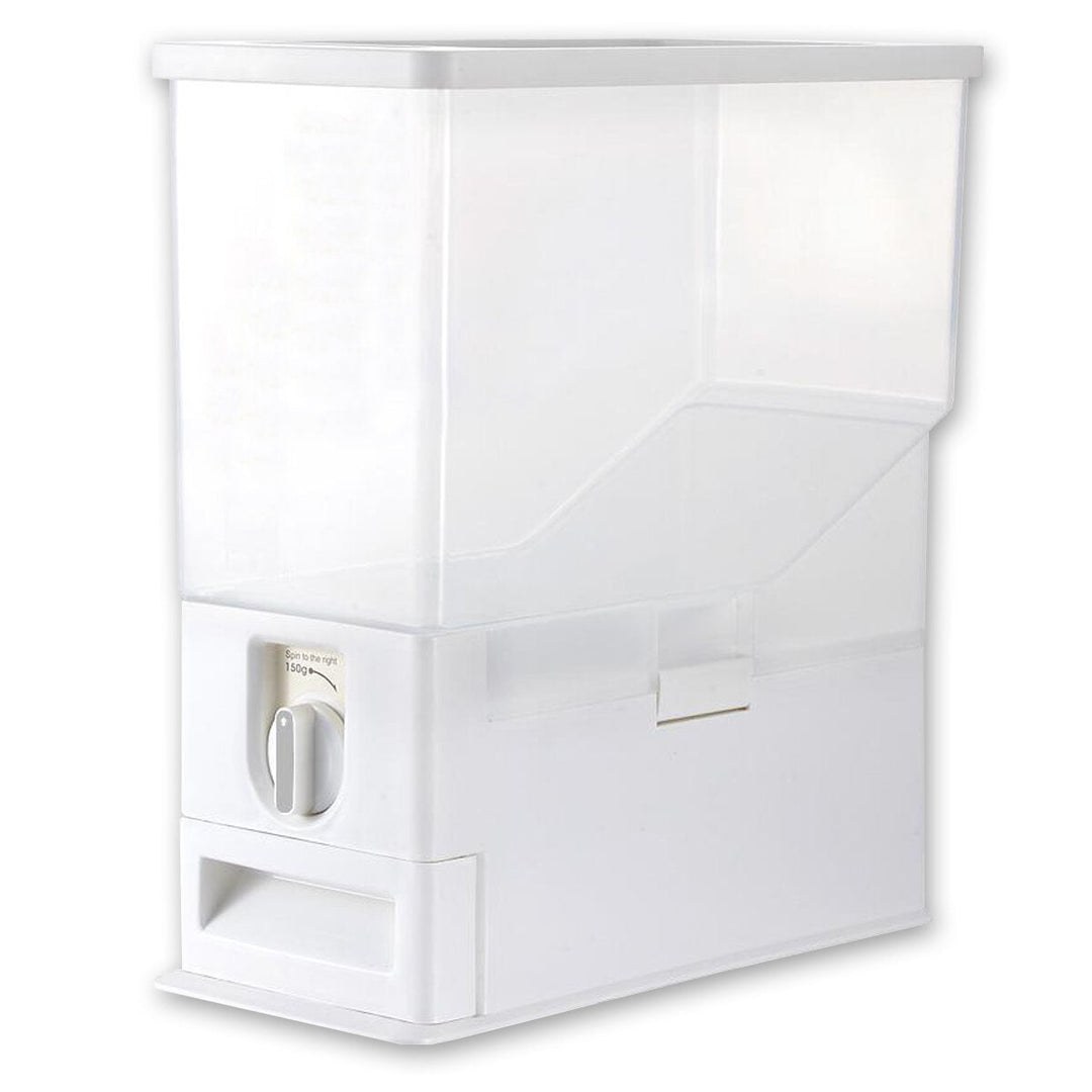 15Kg Plastic Cereal Dispenser Storage Box Kitchen Food Rice Grain Container Organizer for Kitchen Grain Storage Cans Image 7