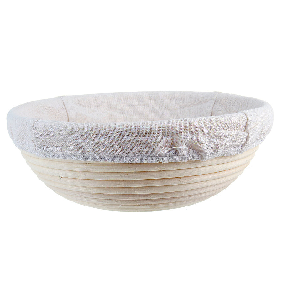 25cm Round Bread Proofing Basket Sourdough Proving Banneton Beginner Baking Tool Image 1