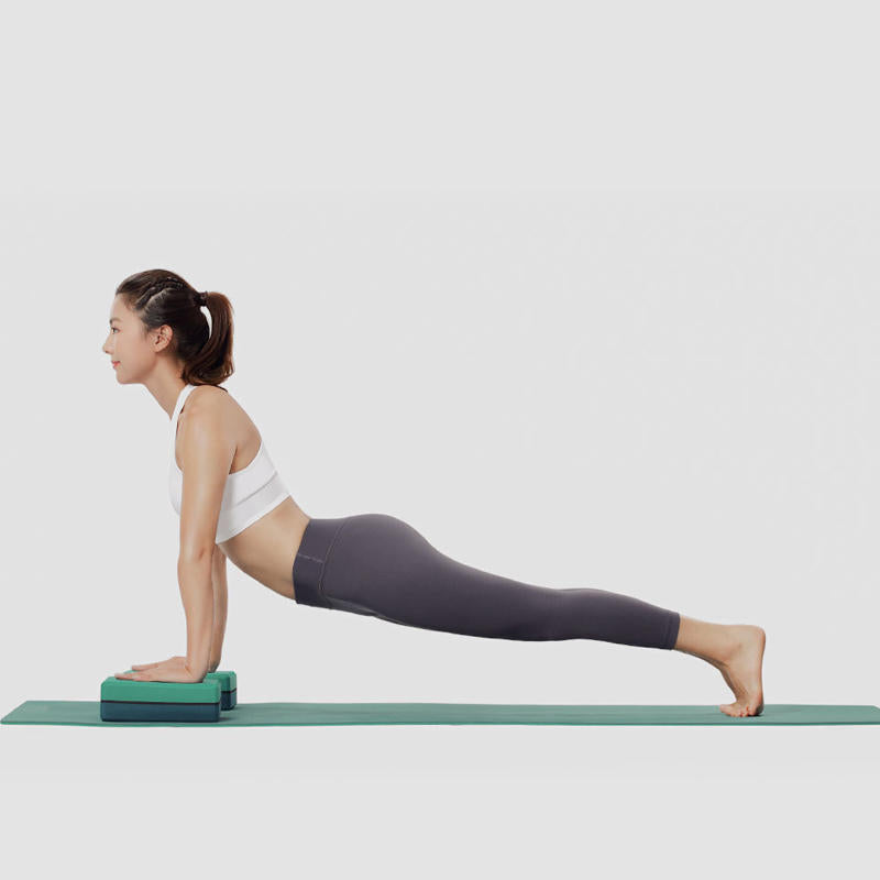 2PCS High Density EVA Yoga Blocks Sports Gym Body Shaping Health Training Fitness Exercise Tools Image 6