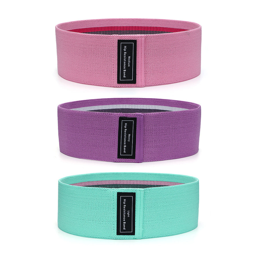 3PCS Resistance Loop Exercise Resistance Bands Elastic Pull Rope Latex Fitness Yoga Band Image 1