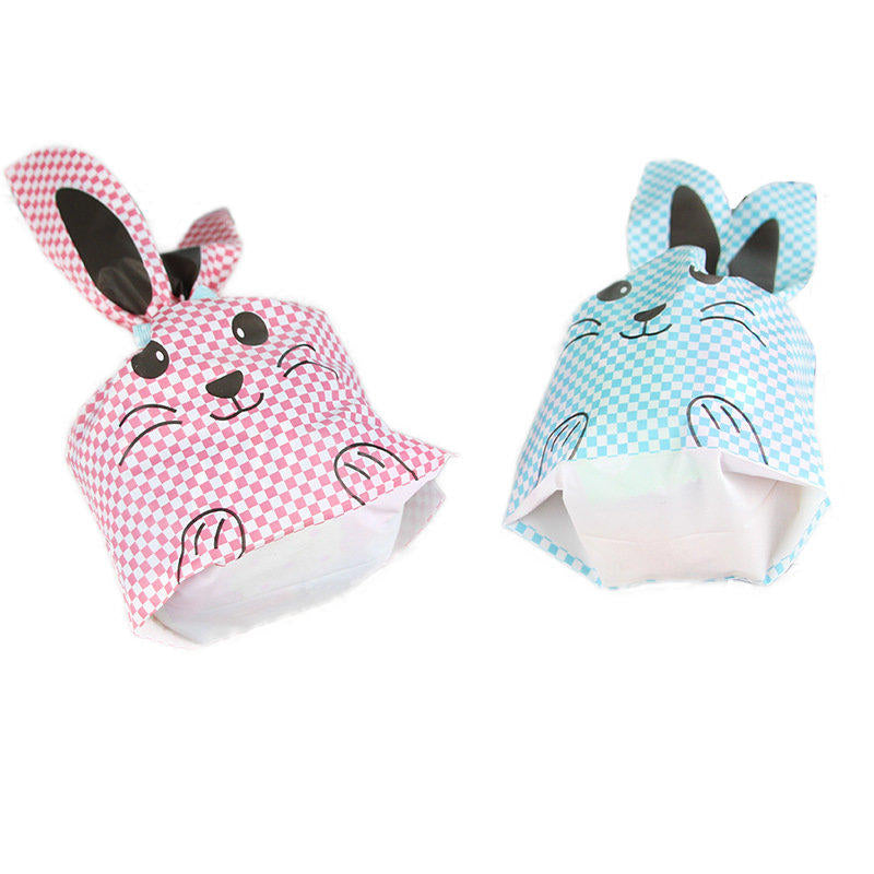 50Pcs/Lot Cute Rabbit Design Creative Sugar Dessert Bags Baking Self-adhesive Plastic Packing Bag Image 3