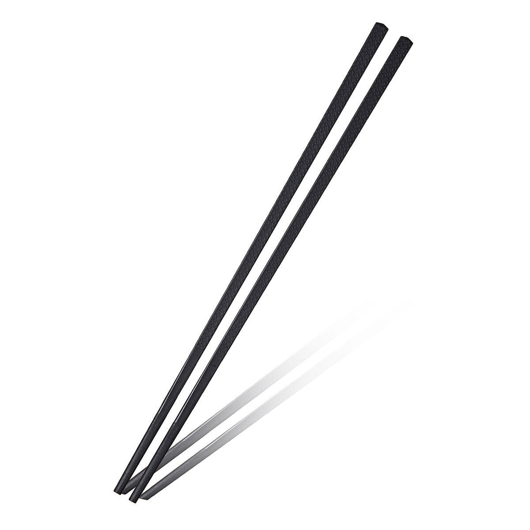 5Pairs (10 PCS) Alloy Non-Slip Reusable Chopsticks Sushi Set Chinese Food Chop Sticks Tableware Image 8