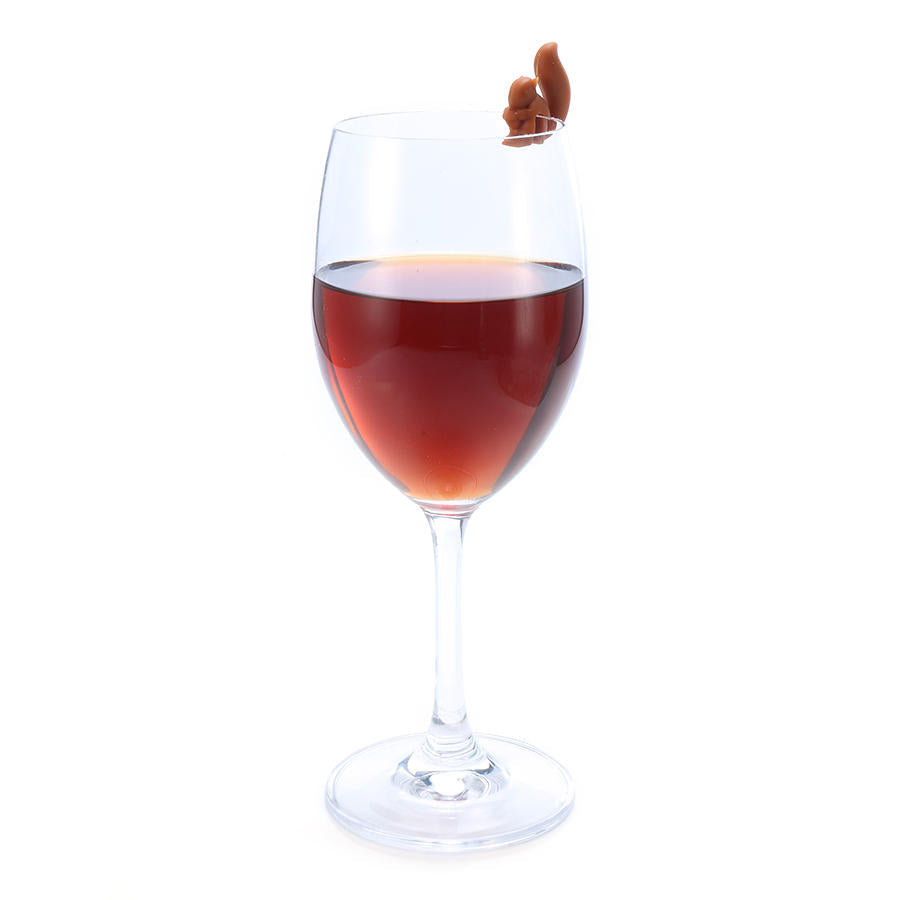 5Pcs Silicone Cute Squirrel Tea Bag Holder Wine Glass Charms Drinks Maker Bar Tools Image 10