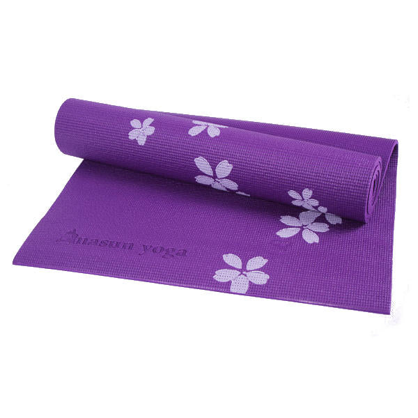 6MM PVC Printed Yoga Mat Non-slip Thicken Foaming Fitness Exercise Mat For Beginner Image 3