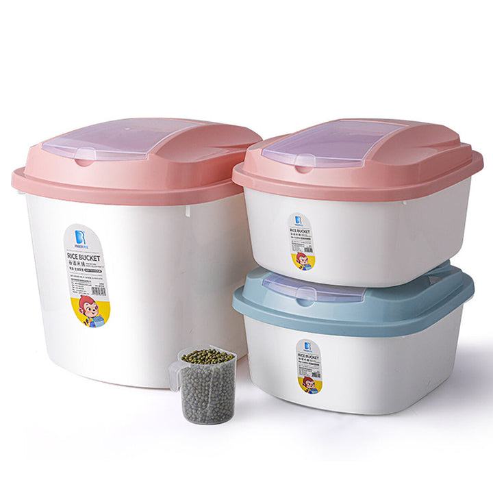 Pet Food Storage Container Rice Bucket Storage Container Box for Storing Rice Flour Dry Food Pet Food Image 11