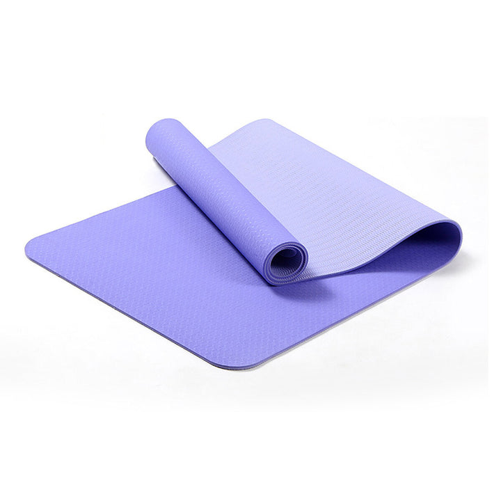 6MM Thicken Non-Slip Texture Professional Yoga Mats w/ Carrying Bag Home Pilates Workout Fitness Mat Image 6