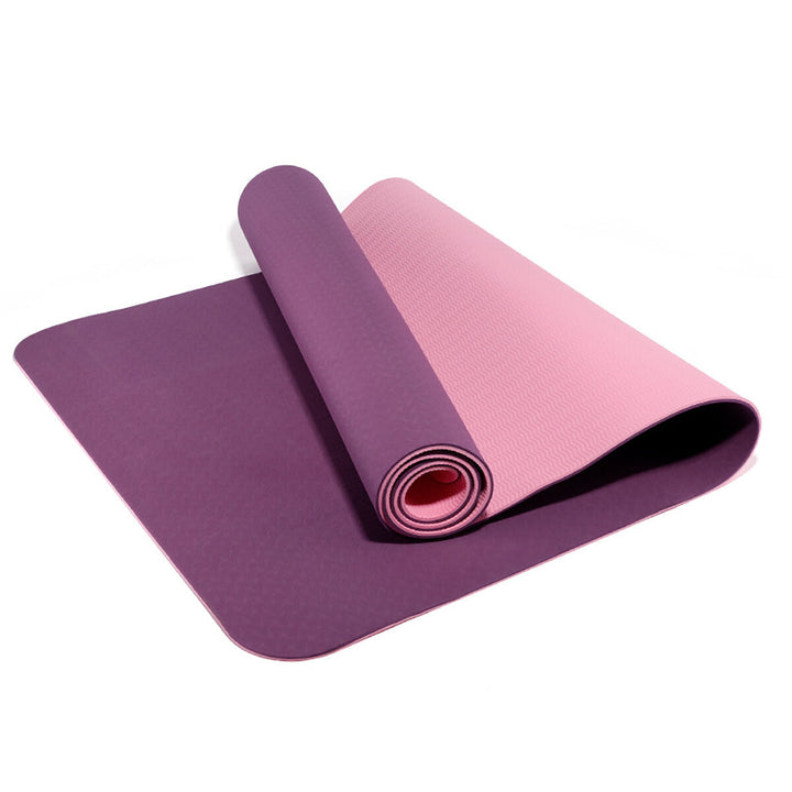 6MM Thicken Non-Slip Texture Professional Yoga Mats w/ Carrying Bag Home Pilates Workout Fitness Mat Image 8