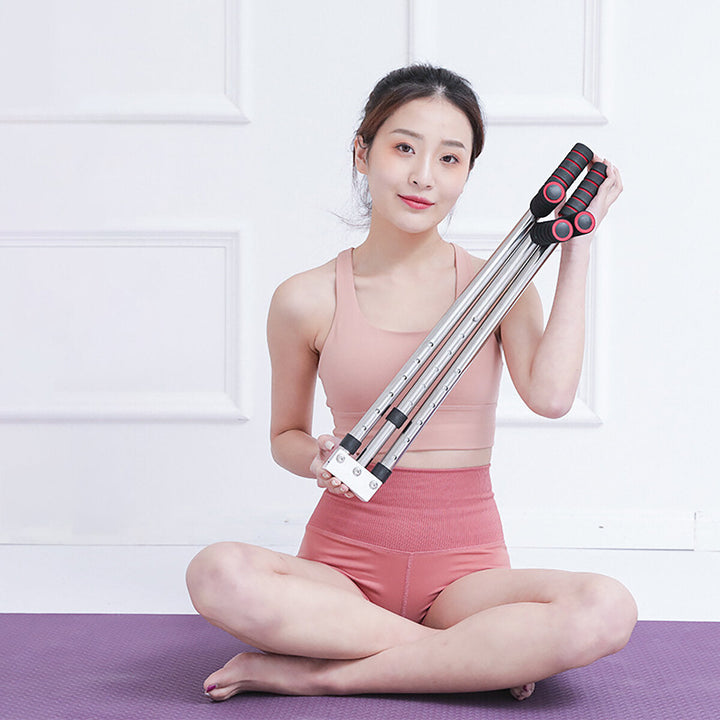6-Level Adjustable Leg Stretcher Extension Training Flexibility With Yoga Rope Image 4
