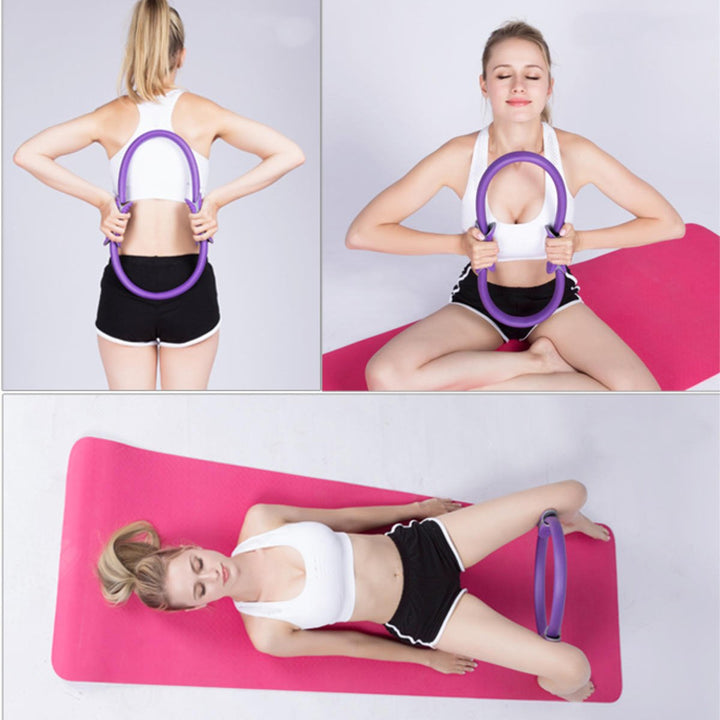 Dual Pilates Ring Body Beauty Sports Fitness Yoga Circle Yoga Exercise Tools Image 3