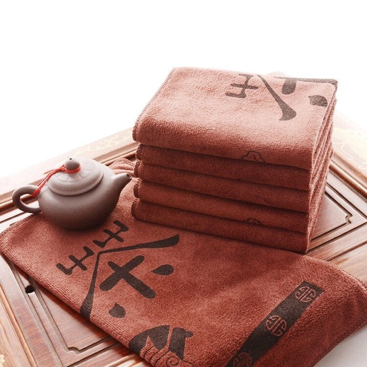 Fiber Tea Towel Super Water Absorption Tea Towel Kungfu Tea Accessaries Image 1