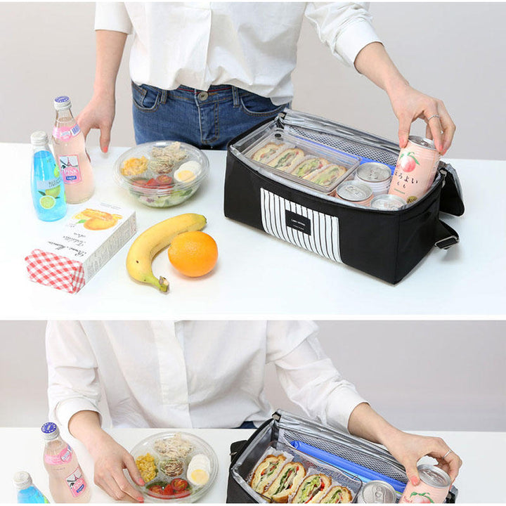 Fashion Nylon Thermal Lunch Bags Insulated Cooler Box Tote Men Kids Adults Portable Picnic Storage Image 3