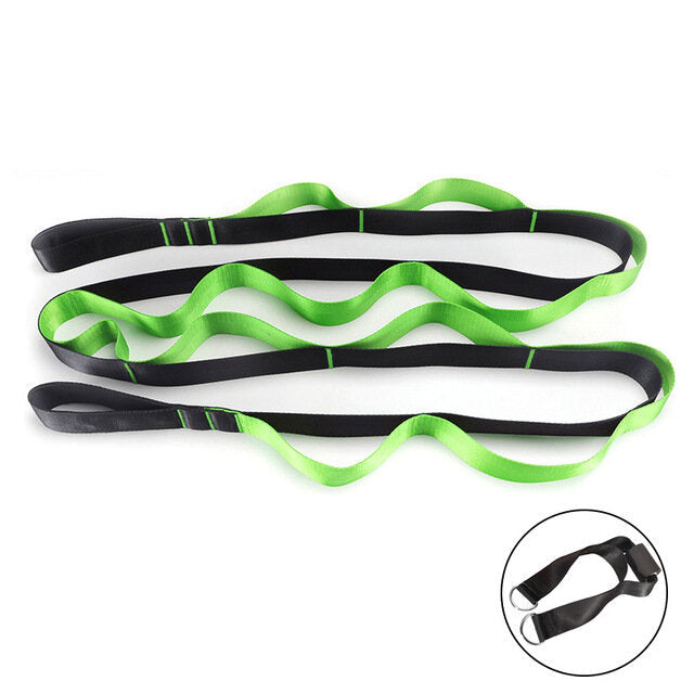 Lengthened Nylon Fitness Yoga Band Tension Stretching Belt Pull Strap Home Pilates Resistance Bands Image 6