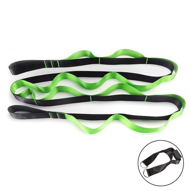 Lengthened Nylon Fitness Yoga Band Tension Stretching Belt Pull Strap Home Pilates Resistance Bands Image 1