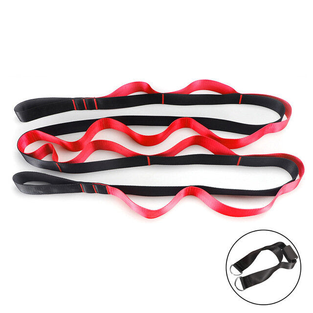 Lengthened Nylon Fitness Yoga Band Tension Stretching Belt Pull Strap Home Pilates Resistance Bands Image 7
