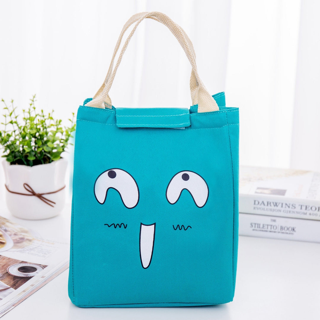 Lunch Tote Bag Portable Picnic Cooler Insulated Handbag Food Storage Container Image 8