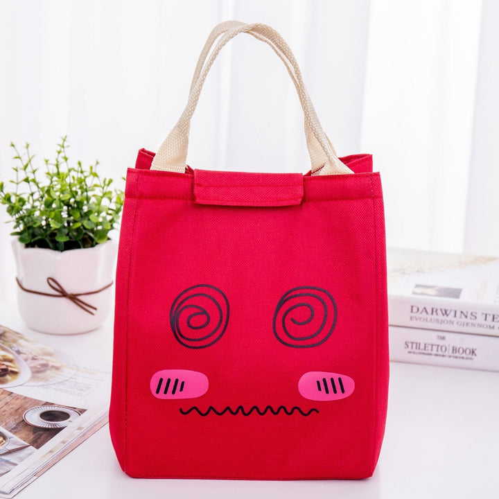 Lunch Tote Bag Portable Picnic Cooler Insulated Handbag Food Storage Container Image 9