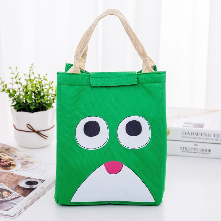 Lunch Tote Bag Portable Picnic Cooler Insulated Handbag Food Storage Container Image 1