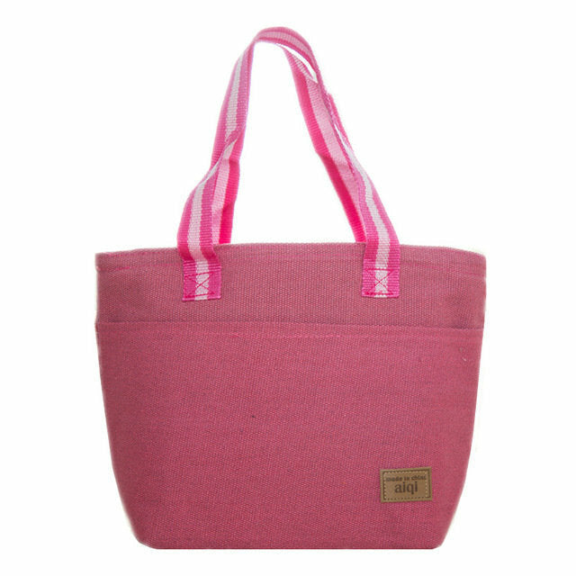 Portable Insulated Cooler Lunch Tote Bag Square Food Picnic Storage Container Image 10