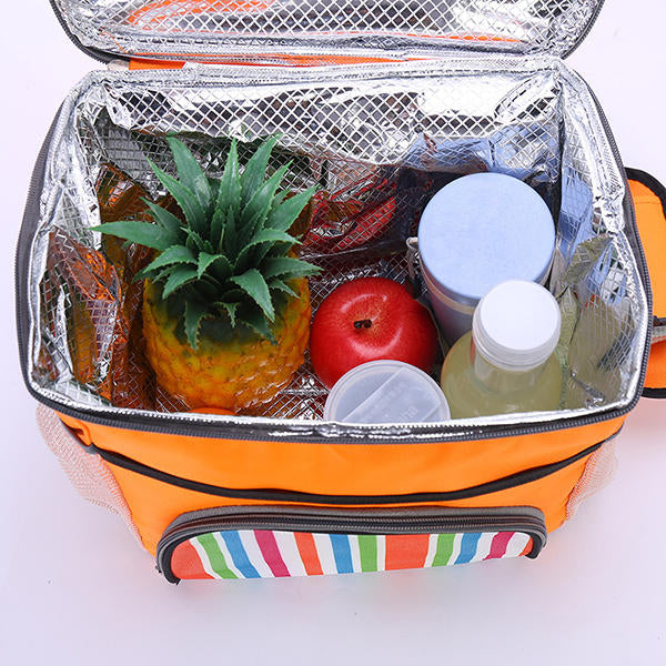 Portable Lunch Bag Thermal Insulated Snack Lunch Box Carry Tote Storage Bag Travel Picnic Food Pouch Image 4