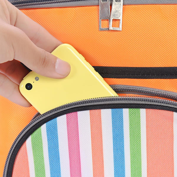 Portable Lunch Bag Thermal Insulated Snack Lunch Box Carry Tote Storage Bag Travel Picnic Food Pouch Image 7