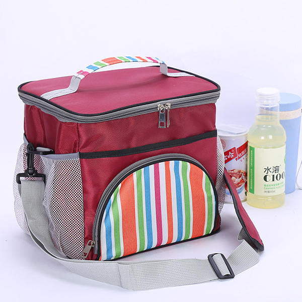 Portable Lunch Bag Thermal Insulated Snack Lunch Box Carry Tote Storage Bag Travel Picnic Food Pouch Image 8